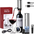 Electric Wine Opener Set – Rechargeable Automatic Corkscrew with Wine Aerator Dispenser, Vacuum Stopper & Foil Cutter for Any Occasion Gift - product image 15