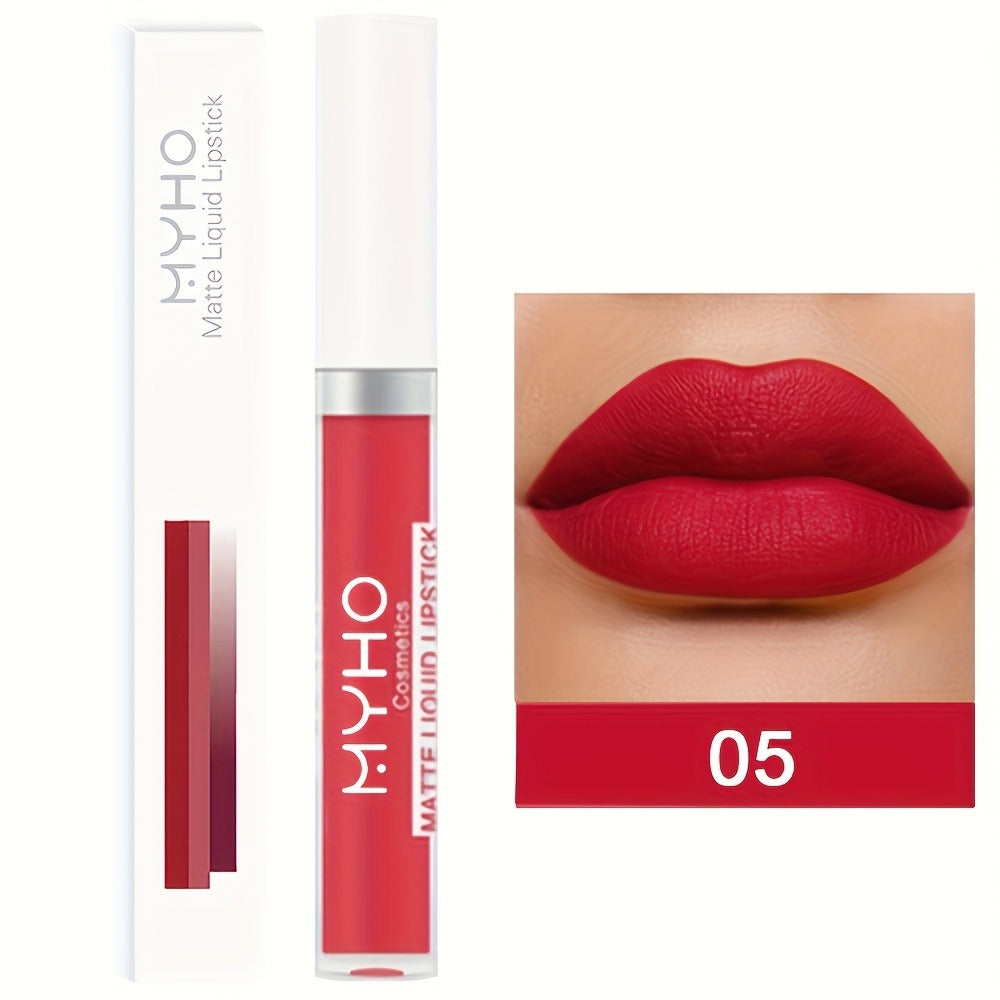 Velvet Matte Lip Gloss Set 9pcs — Waterproof High Pigment Non-Stick Lip Glaze, Long-Lasting Creamy Formula for All Skin Tones, 18 Shades, Perfect Makeup Gift for Women - product image 8