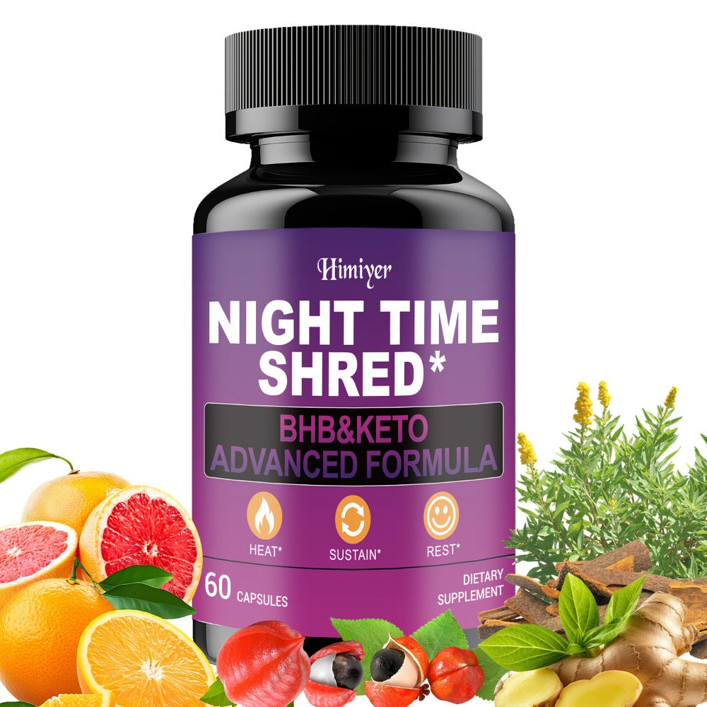 Night Time Fat Burner for Women — Shred Mask Capsules with Caffeine, Goji Berries & Dandelion Root | Overnight Metabolism, Sleep Support & Antioxidant Defense | Women's Weight Loss - product image 3