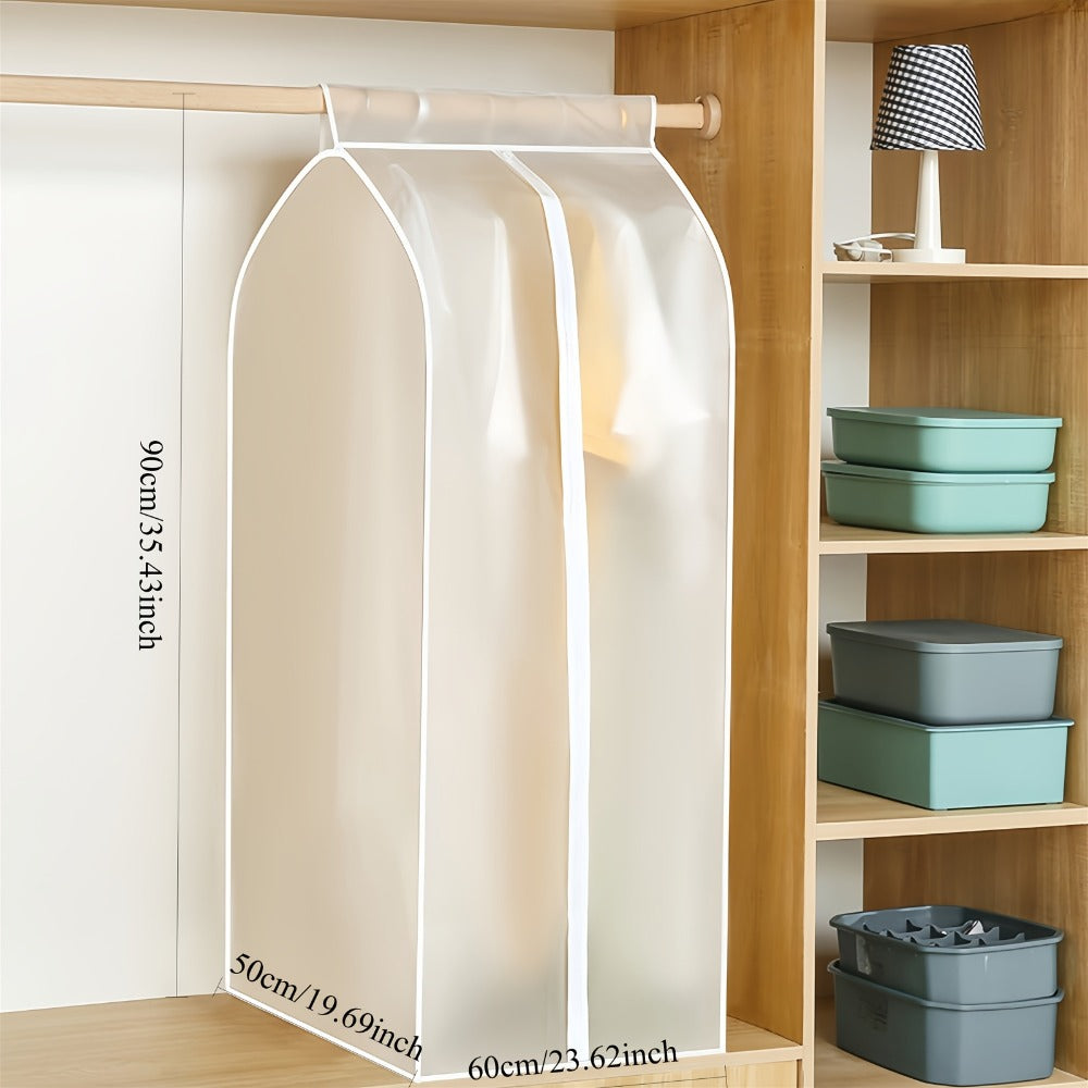 Garment Bag Clothes Dust Cover - Translucent PEVA Waterproof Hanging Storage Bag for Coat Dress Suit, Thickened Washable, Multiple Sizes - product image 9