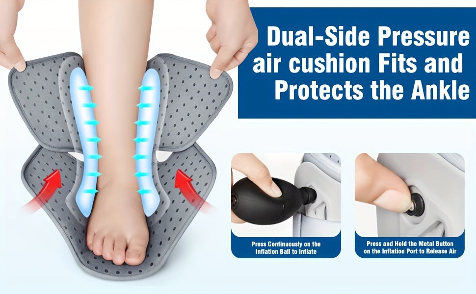 Dual Airbag Ankle Support Brace Adjustable Compression Left Right S L for Everyday Use - product image 14