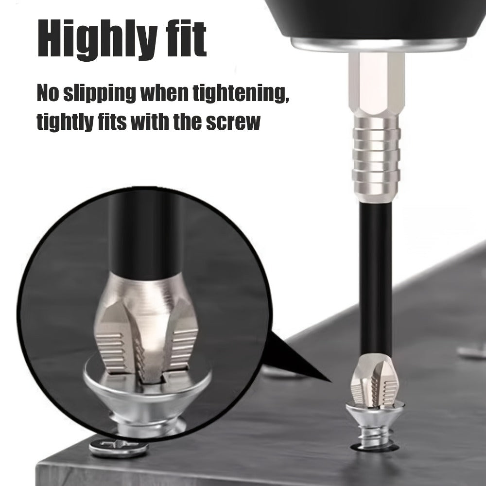Magnetic Screwdriver Drill Bit Set Anti-Slip - K5 High Magnetic Power Bits in 50mm 65mm 70mm 75mm 90mm 150mm, Electric Screwdriver Bit Kit for Power Drills, DIY Home Repair & Profe - product image 10