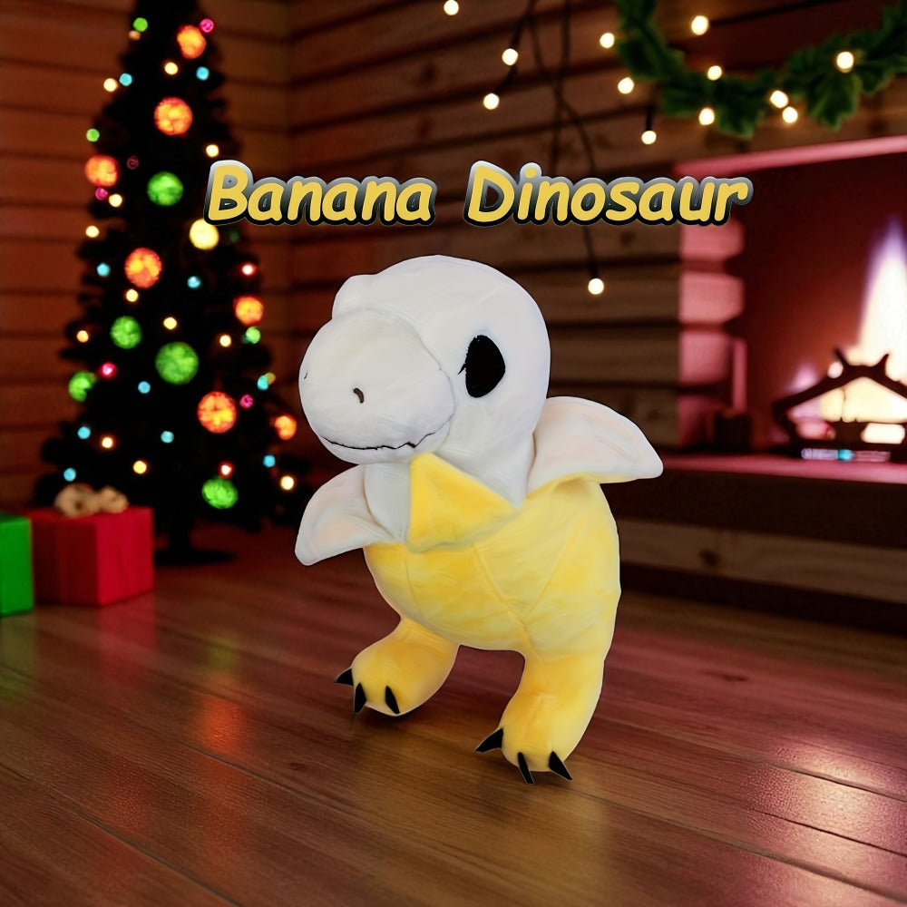 Banana Dinosaur Plush Toy 9.5 Inch Kawaii T-Rex Stuffed Animal – Cute Soft Squishy Dino Plushie for Kids Toddlers, Funny Unique Birthday Easter Christmas Gift - product image 7