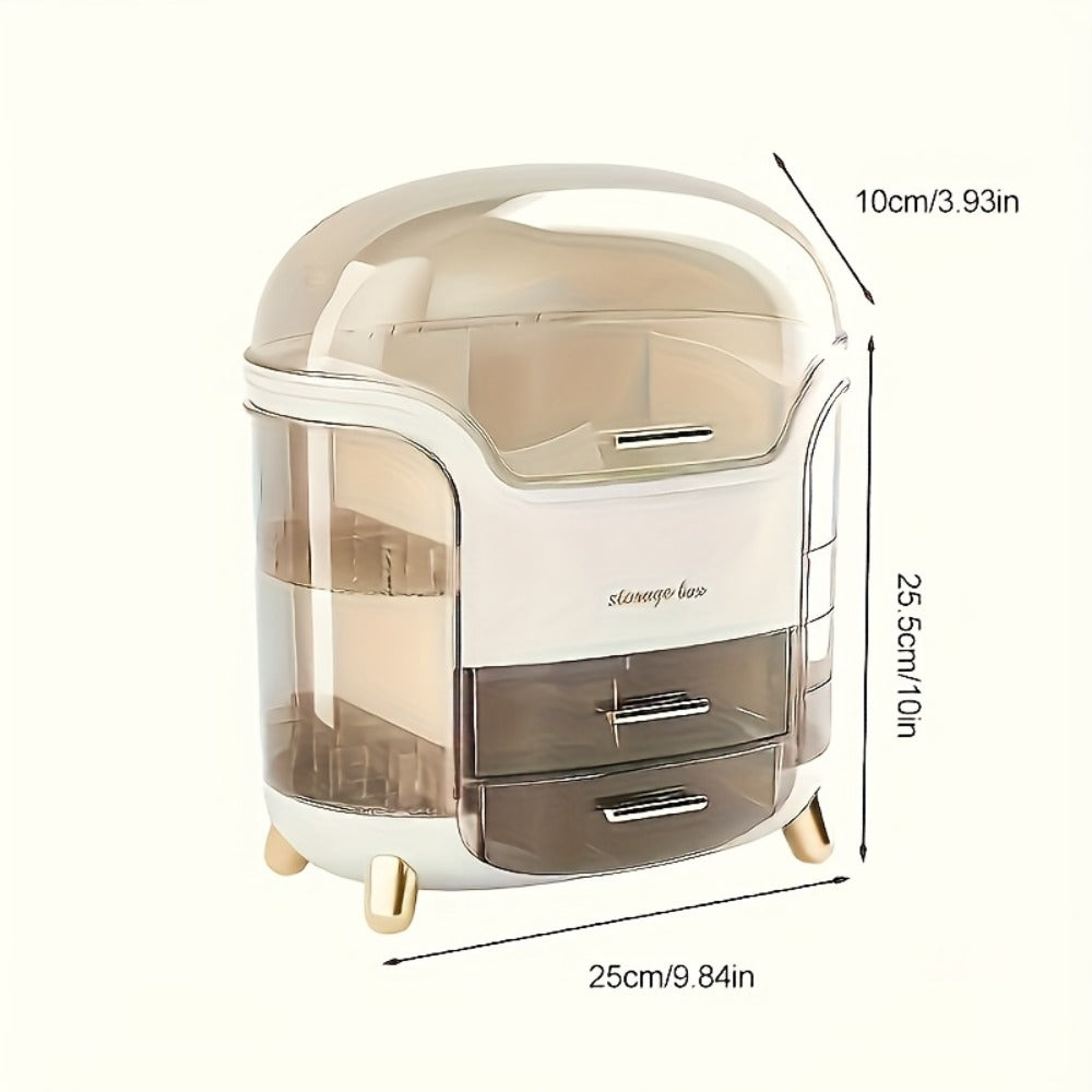 Makeup Organizer Countertop Skincare Organizer Cosmetics Storage Display Case Jewelry Perfume Holder Bathroom Vanity - product image 4