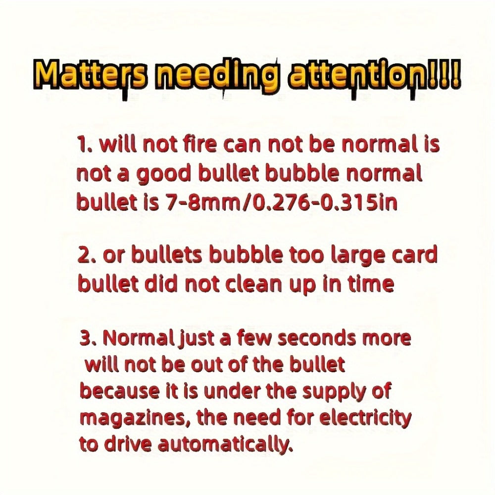 High-Performance Rechargeable Electric Splash Ball Toy Gun | USB Charge Portable Combat Outdoor Shooting Rifle for Kids Boys Teens, Party Gift Christmas New - product image 7