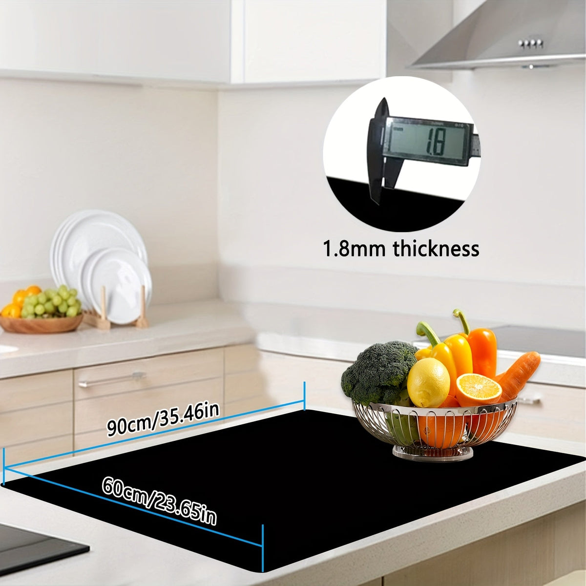 Extra Large Silicone Mat for Kitchen Counter – Nonslip Heat Resistant Countertop Protector, Nonstick Waterproof Craft Mat & Placemat, Multiple Sizes & Colors - product image 28