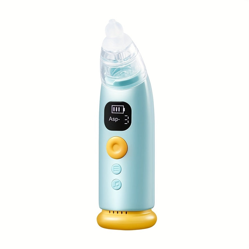 Electric Baby Nasal Aspirator with 3 Soft Silicone Tips, Adjustable Suction & Soothing Music/Light Suitable for, - Ear-Free Nose Sucker for Use, Operation - product image 3
