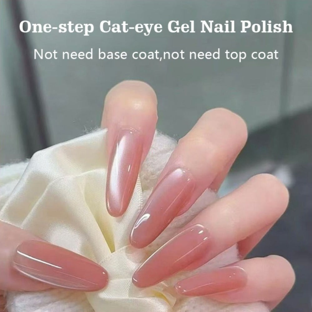 Magnetic Cat Eye Gel Nail Polish Pen 3-in-1 All-in-One Base Coat Color Top Coat - Ultra-Bright High-Saturation Polygel, Long-Lasting Chip-Resistant DIY Nail Art for Women, Salon &  - product image 2