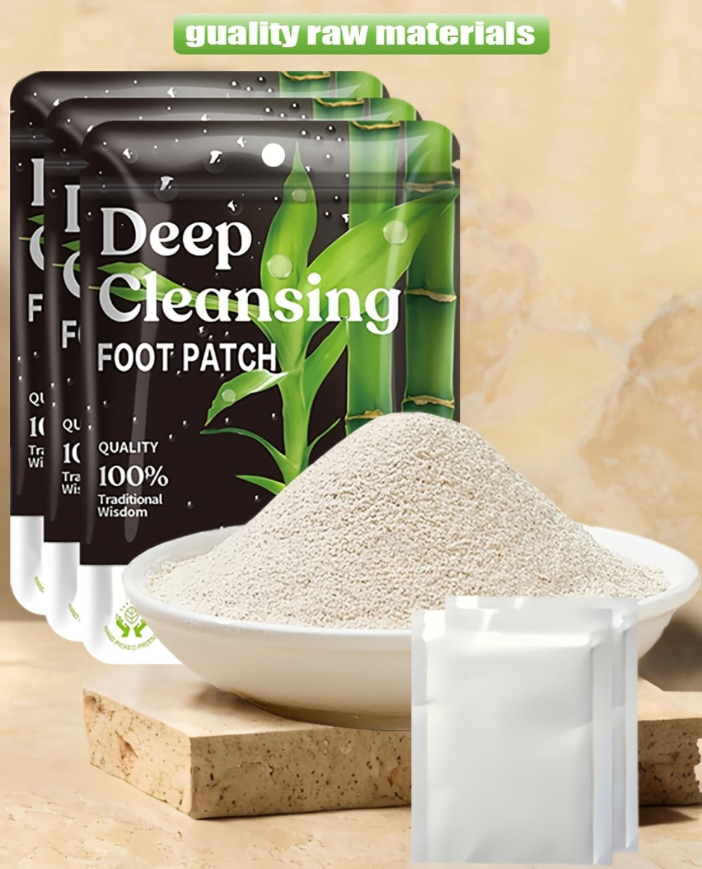 Detox Foot Patches with Bamboo Vinegar Ginger & Lavender — Natural Plant Formula Deep Cleansing Overnight Foot Pads, Moisturizing Soothing Foot Care for Tired Aching Feet, Home Spa - product image 15