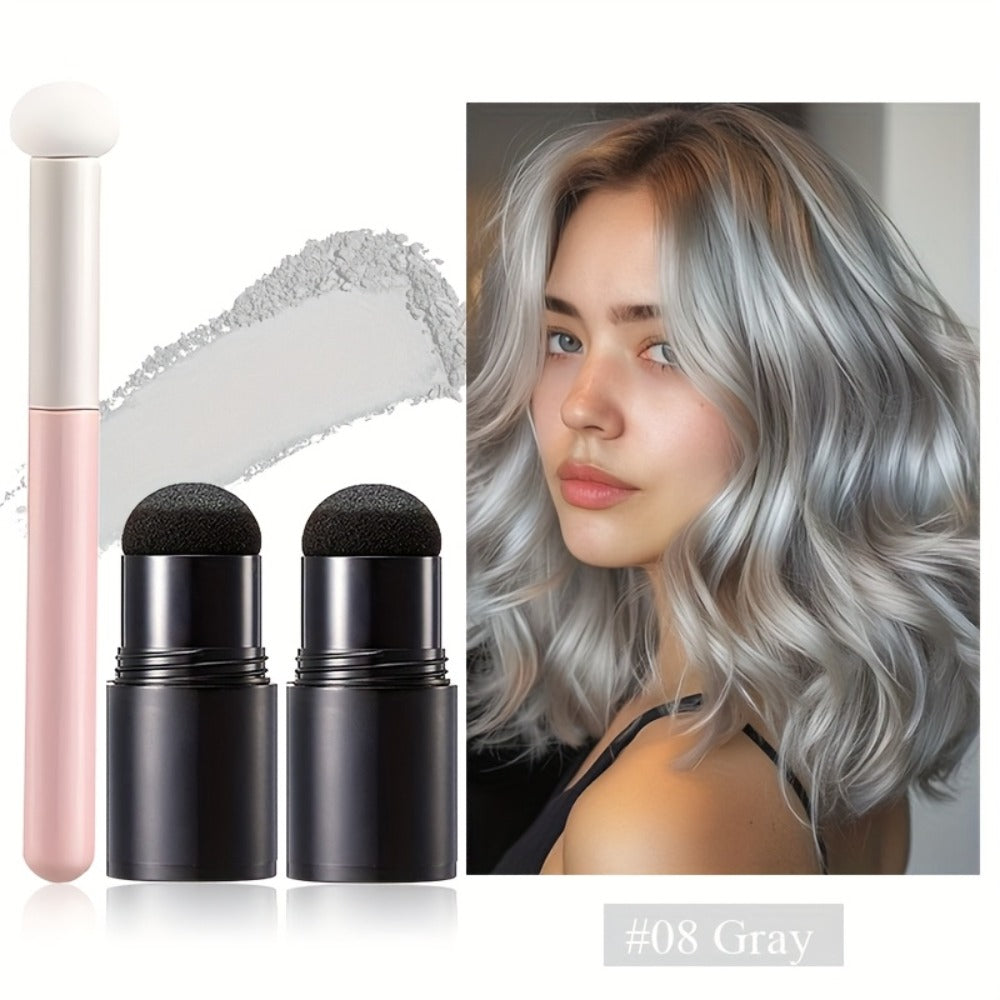 Root Touch Up Powder Stick with Brush — Instant Hair Root Concealer & Eyebrow Filler | Concentrated Paste Formula for Targeted Gray Coverage | 8 Shades for Women & Men All Hair Typ - product image 9