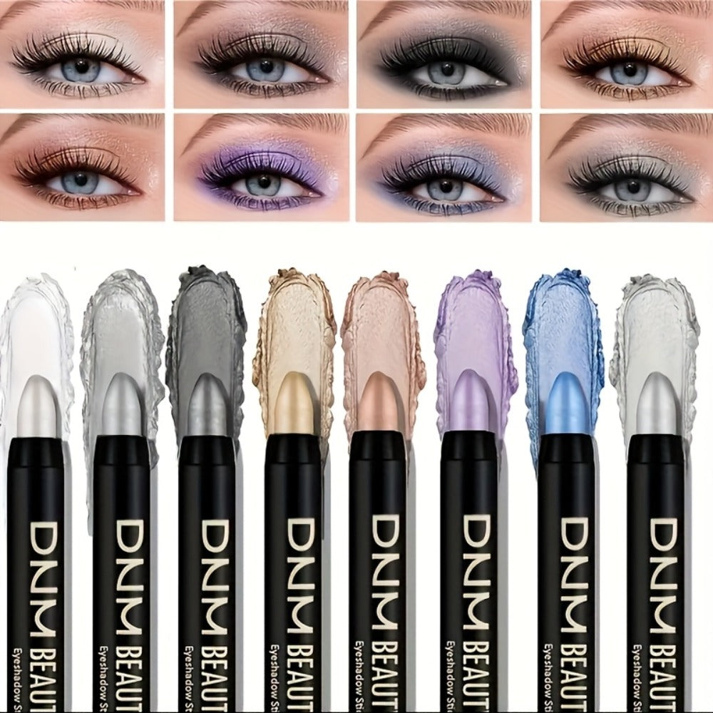 Fluorescent Eye Shadow Pen Set 8 or 16 Pcs – Shimmer Matte & Neon Gel Eyeliner Pencil Kit, Waterproof Vibrant Eye Makeup for Holiday Party Festival, Gift for Women - product image 2