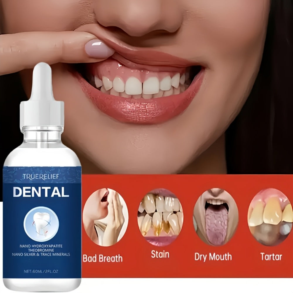 Tooth Drops with Hydroxyapatite – Tooth Armor Liquid Remineralizing Drops for Cavity Protection, Enamel Repair & Sensitive Teeth, Daily Oral Care Fresh Breath Formula, 2.03oz – Gre - product image 2