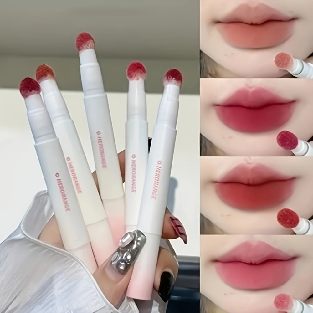 Velvet Matte Lip Glaze 5pcs Set — Waterproof Sweat-Resistant Non-Stick Cup Liquid Lipstick, Mist Texture Smooth Application, Long-Lasting Portable Lip Color for All Skin Tones & Oc - product image