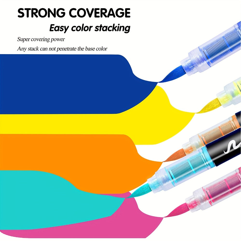 Acrylic Paint Pens Marker Set for Rock Painting Canvas Wood Glass Fabric Ceramic Fine Tip Liquid Acrylic Markers for Artists Adults Kids Available in 12 36 60 80 120 Colors for Everyday Use