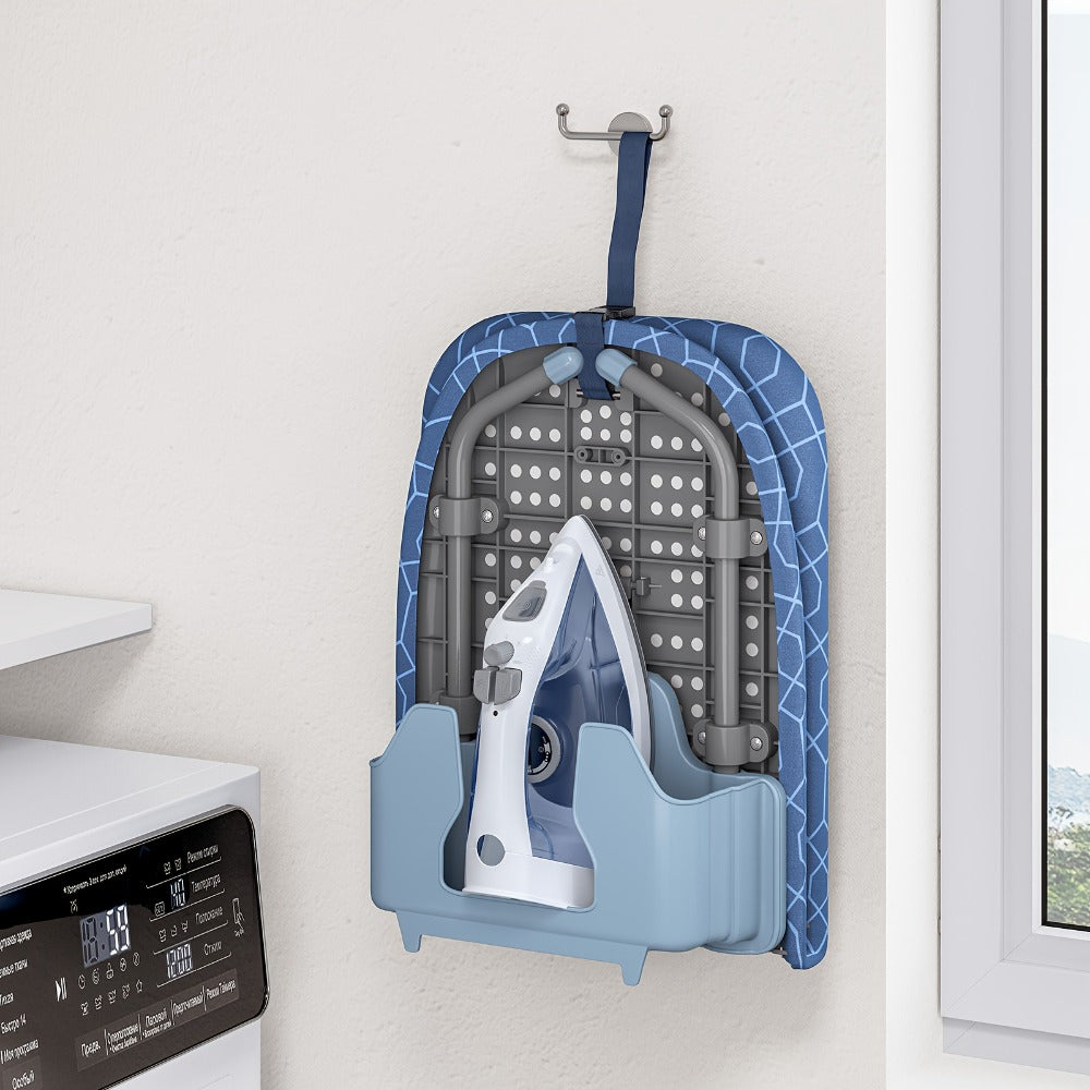 Tabletop Ironing Board Portable with Iron Holder & 2 Heat-Resistant Covers, Compact Small Ironing Board Metal Frame Non-Slip Feet for Home Travel Apartment Dorm, Space-Saving Deskt - product image