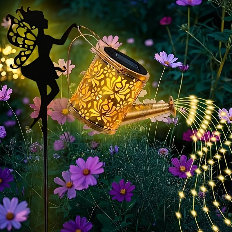 Solar-powered Outdoor Christmas Decorations, 2026 New Solar Watering Can Kettle Lights Outdoor, Metal Garden Lantern for Yard, Patio, Lawn, Pathway & Solar - product image 7