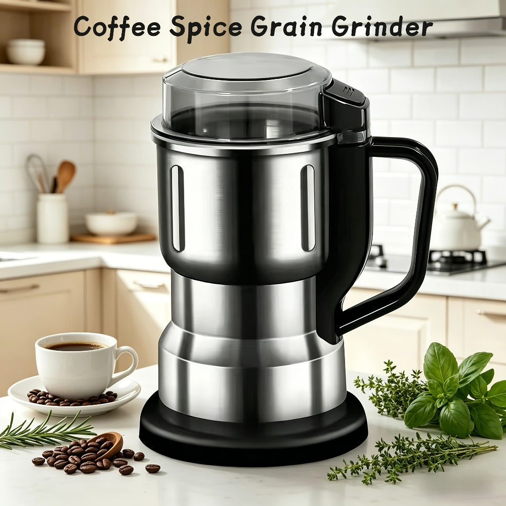 Electric Coffee Grinder 300W 25000RPM – 8-Blade Stainless Steel Spice & Grain Mill for Coffee Beans, Nuts, Spices | Home, Cafe & Camping - product image 15