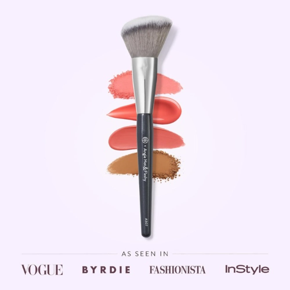 Highlighter Powder and Brush Set 2pcs for Women — Baking Formula High Gloss Illuminating Powder with Blush Brush, Long-Lasting Radiant Glow for All Skin Tones, Travel Makeup Kit - product image 2