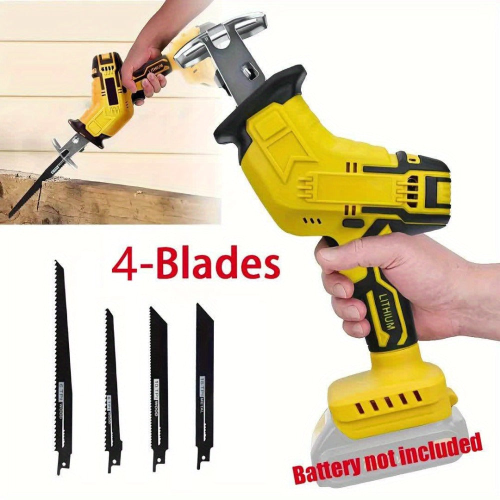Reciprocating Saw Brushless Cordless for DeWalt 20V Battery – 0-3500 SPM Variable Speed, Tool-Free Blade Change, 4 Saw Blades Included, for Wood, Metal & PVC Cutting (Battery Not I - product image 12