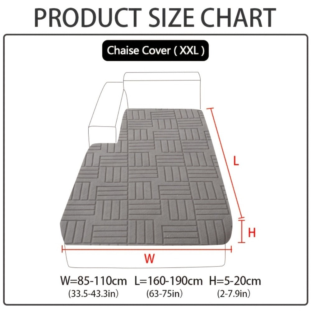 Sofa Cover Stretch Slipcover Universal Fit - Elastic Non-Slip Couch Cover Pet Friendly Machine Washable | Sofa Seat Cover Armrest Back Chaise Protector for Living Room Deep Gray Ho - product image 9