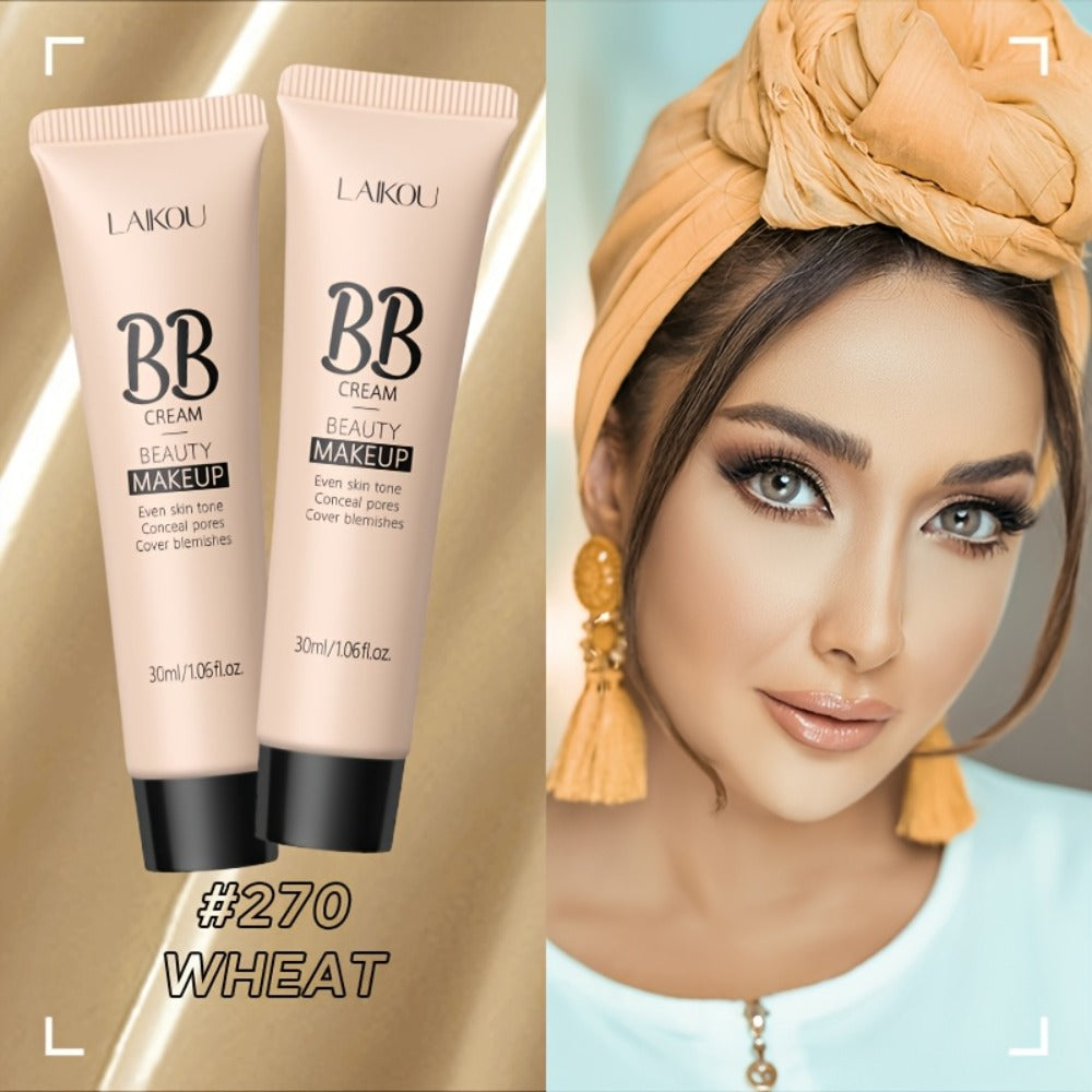 BB Cream 2 Pcs Set Waterproof – Pore-Minimizing Full Coverage Foundation with Blemish Concealer & Glycerin Hydration, 9 Shades for All Skin Types, 30ml Each, Skincare Makeup Hybrid - product image 15