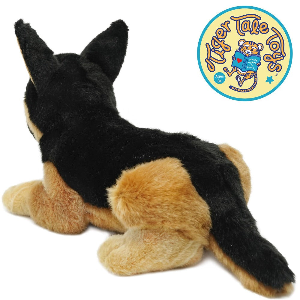 German Shepherd Stuffed Animal 15 Inch Plush Toy - Realistic Soft Dog Plushie Gift for Kids, Gretchen The German Shepherd by Viahart - product image 4
