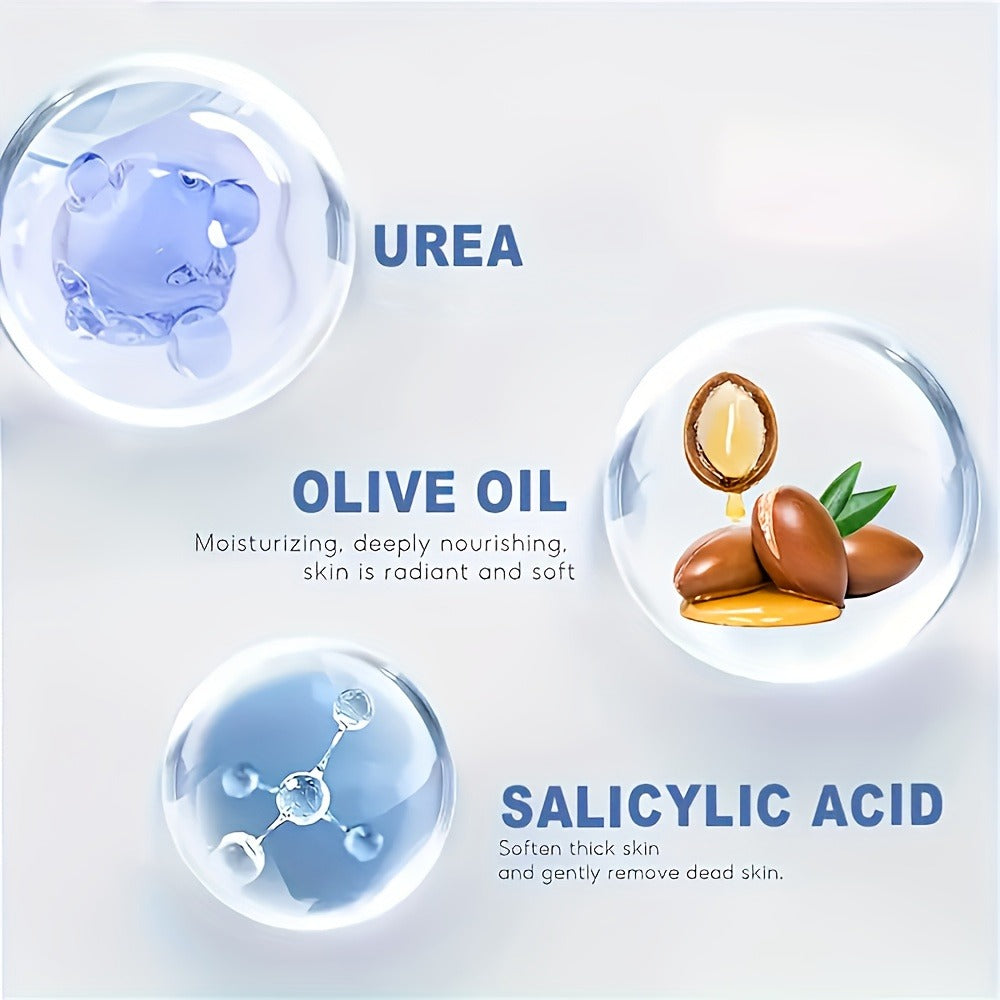 Urea Foot Cream 60% with 2% Salicylic Acid Deep Moisturizing Exfoliating Heel & Hand Lotion – Softens Dry Cracked Skin, Jojoba & Avocado Oil, Hypoallergenic 1.76oz - product image 6