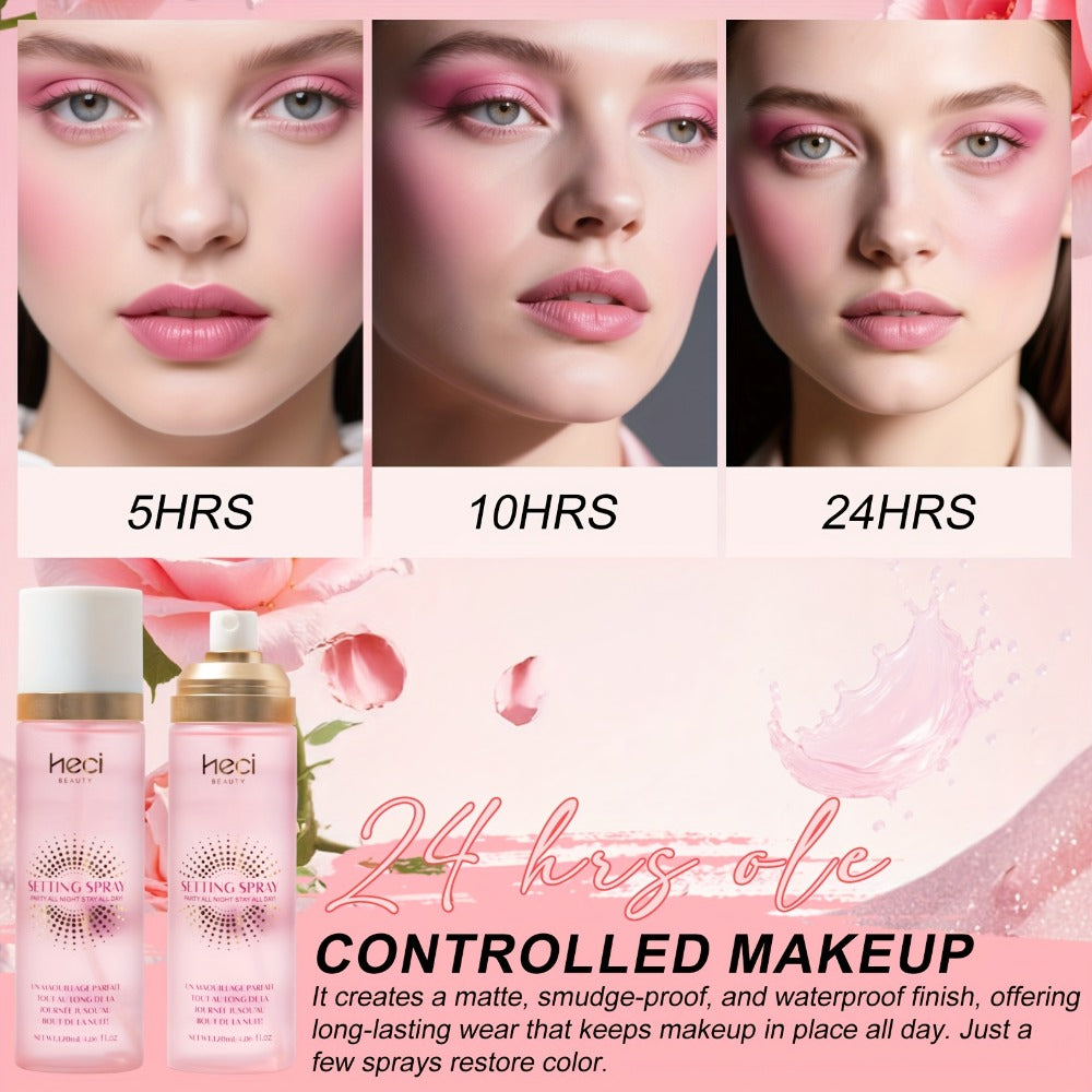3-in-1 Makeup Setting Spray Prime Hydrate & Set Long-Lasting Waterproof Sweat-Proof Moisturizing Face Mist — Locks Makeup Flawless Finish All Skin Types All-Day Wear Women - product image 10