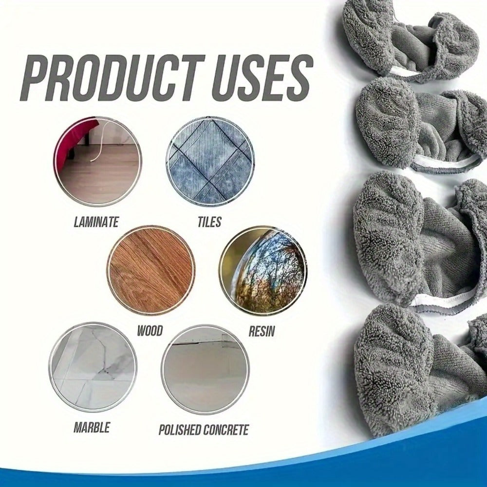 Reusable Microfiber Mop Pads 10-Pack Machine Washable Replacement Refill Pads for All Floor Surfaces Bathroom Bedroom Living Room Kitchen Hardwood Tile - product image 15