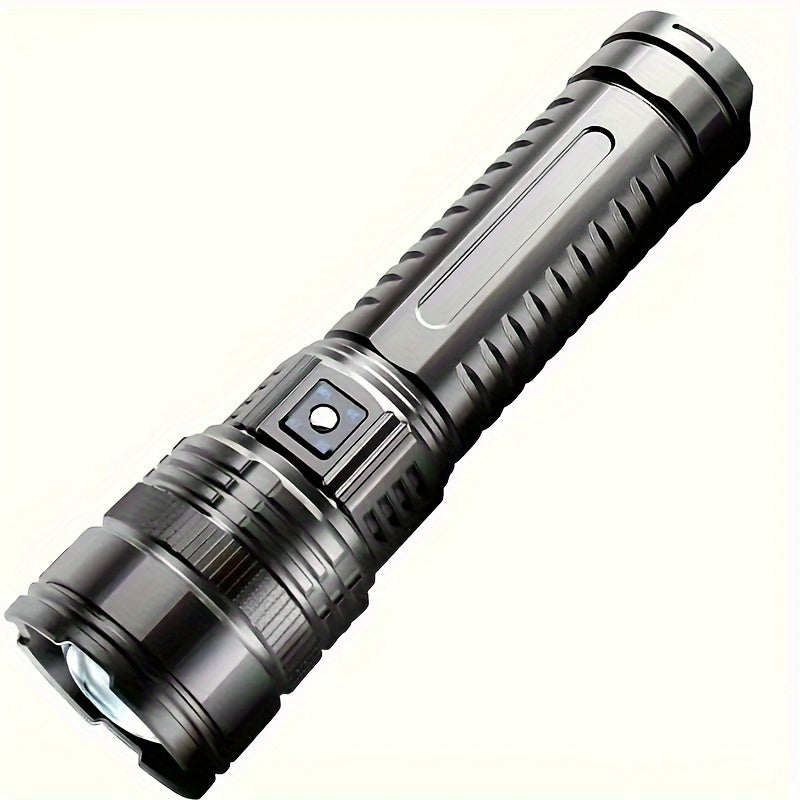 Zoomable COB Flashlight 5 Modes USB Rechargeable Power Bank with COB Tail Light for Camping Hiking Emergency Outdoor Adventures - product image 3