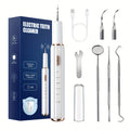 Electric Tooth Cleaner Tartar Remover Rechargeable - 5 Speed Modes, LED Light, USB Charging, 2 Replaceable Brush Heads, Dental Plaque Scraper for Teeth Whitening, Stain & Tartar Re - product image 24