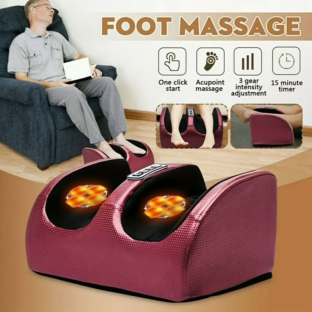 Foot Massager Multifunctional Acupressure - Electric Massage Tool for Foot, Leg, Arm & Plantar Relief, Relaxation & Pain Relief, Perfect Gift for Men & Women, Birthday & Holiday, B - product image 10