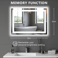 LED Bathroom Mirror with Anti-Fog – Dimmable Vanity Mirror, 3 Color Lighting Modes, Dual Light Source, Wall Mounted Horizontal or Vertical, Tempered Glass, Multiple Sizes - product image 16