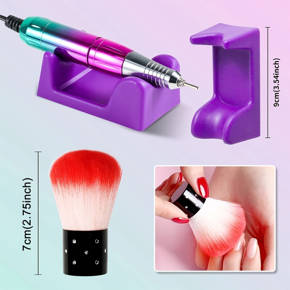 45000RPM Cordless Nail Drill Machine – Rechargeable Professional Electric Efile for Acrylic & Gel Nails | Variable Speed Nail Drill for Manicure, Pedicure, Shaping & Polishing, Sal - product image 9