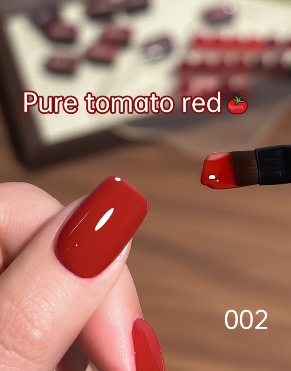 Gradient Gel Nail Polish Set 9pcs Ancola Red Collection – High Saturation Solid Gel, Shiny Gloss Finish, LED Curable Multifunctional Nail Gel | Spring Summer Ombre DIY Manicure Kit - product image 14