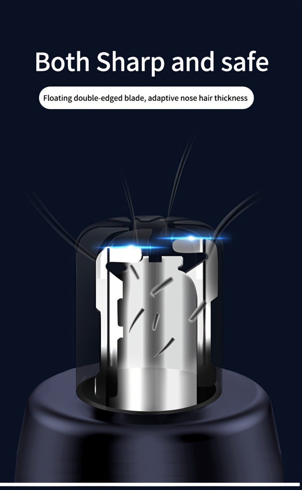 Electric Nose Trimmer with LED Display – USB Rechargeable Painless Facial Hair Removal Device for Men & Women, Nose Ear & Eyebrow Trimmer, Upgraded Grooming Tool, Ideal Gift - product image 18
