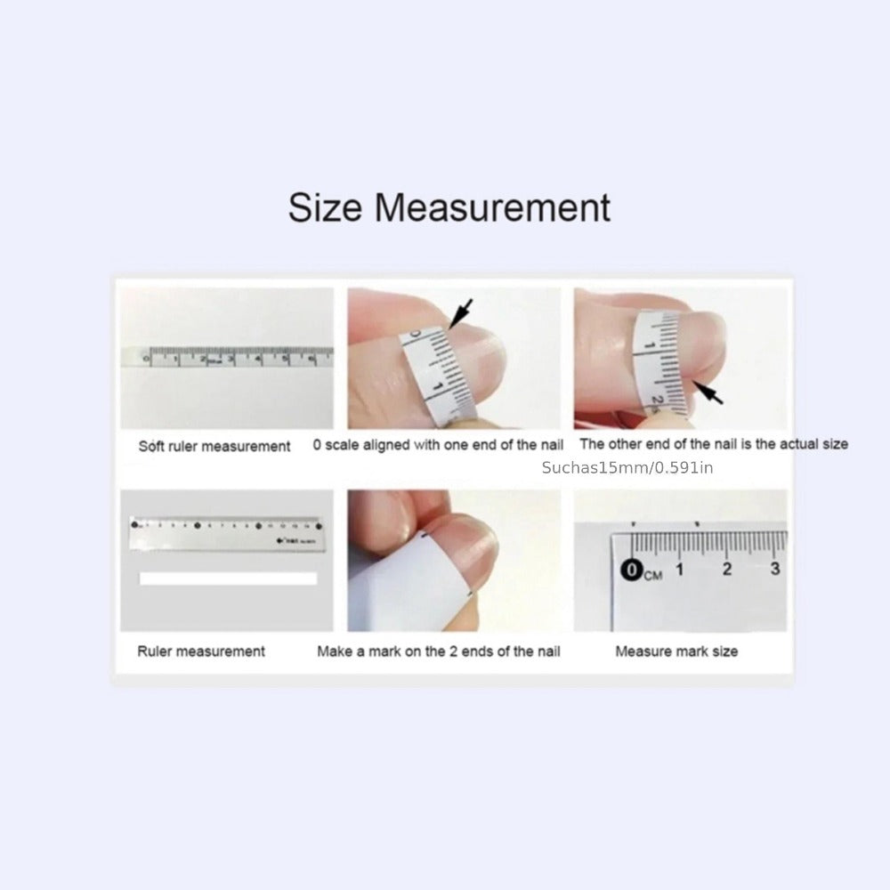 Press On Nails Square French Tip with AB Rhinestone & Handcrafted Floral Design – Nude White Glossy Luxury Nail Set 10pcs S/M/L for Wedding Bridal Party - product image 12