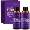 Purple Shampoo and Conditioner Set 2pcs – Toning Deep Cleansing & Moisturizing for Blonde Silver Gray & All Hair Types | Strengthens Hair Prevents Breakage & Split Ends - product image 10