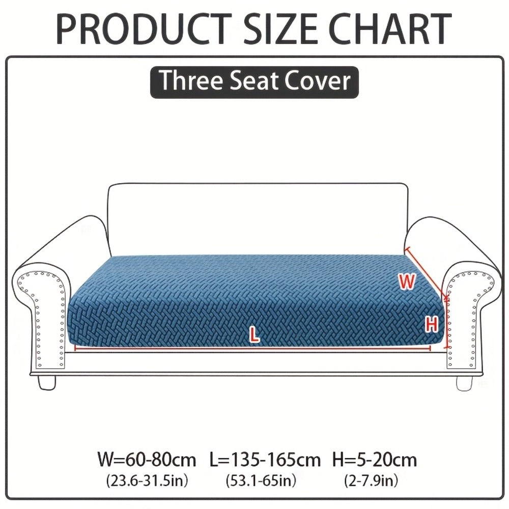Jacquard Stretch Sofa Cover Non-Slip | Elastic Wear-Resistant Couch Slipcover, Polyester Jacquard Fabric, 1 to 4 Seat Sectional L-Shape, Armrest Backrest, Machine Washable - product image 35