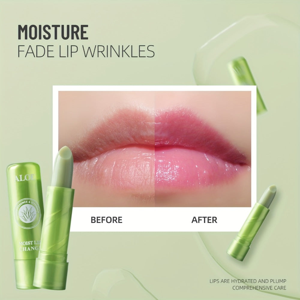 Aloe Vera Lip Balm Set 12 Pack Natural Moisturizing Hydrating Waterproof Anti-Chap pH Color Changing Tinted Lip Care for Dry Cracked Chapped Lips Women Girls - product image 8