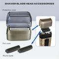 Cordless Electric Foil Shaver Grooming Kit for Men with Barber Shears Beard Mustache Trimmer Bald Head Razor Haircutting Set Father's Day Birthday Gift for Dad Husband - product image 27