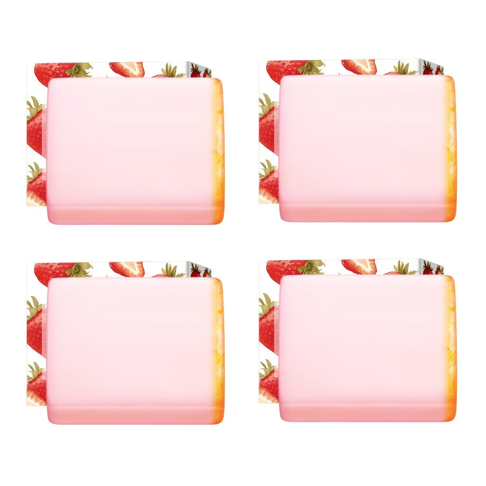 Intimate Cleansing Soap Rose Essence Built-in Bubble Net Rich Foam pH Balance Moisturizing Private Parts Soap for Women Peach Strawberry 2pcs 4pcs - product image 5