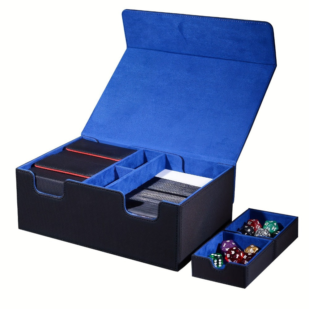 Magnetic Deck Box 600+ Cards High Capacity MTG Card Storage Case 4 Deck Slots with 2 Dice Tray TCG YuGiOh Trading Card Organizer Multiple Colors for Tidy Home - product image 5