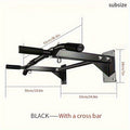 Heavy Duty Steel, Adjustable Height, Ergonomic Grips, Easy Installation with Pre-Drilled Holes for Pull-Ups, Push-Ups & Chin-Ups | Wall-Mounted Pull-Up Bar for - product image 2
