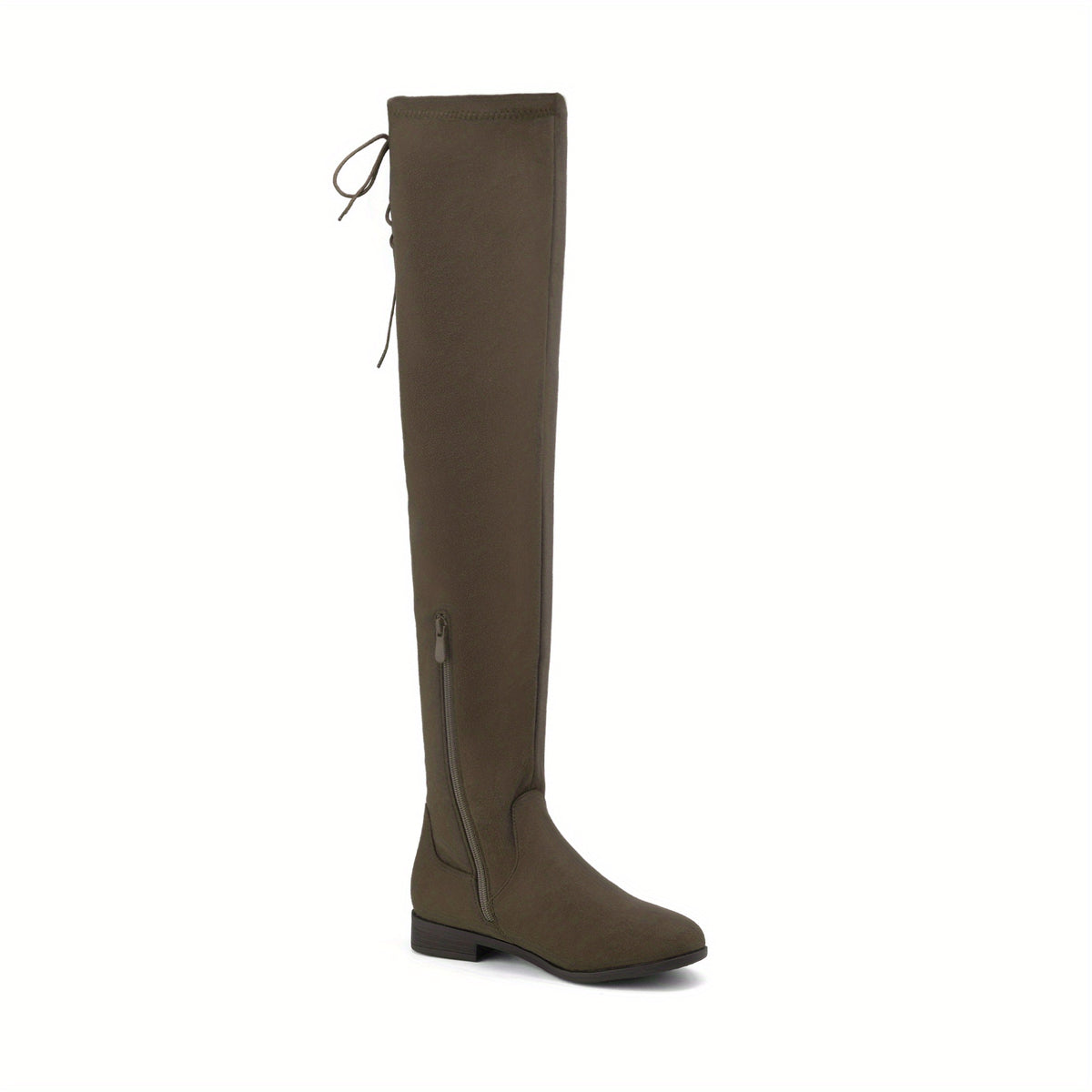 Women's Over The Knee High Low Block Heel Riding Boots Autumn Winter Boots Knee High Women's Boots Christmas Halloween Holiday Party Gifts Warm Stylish Round - product image 6