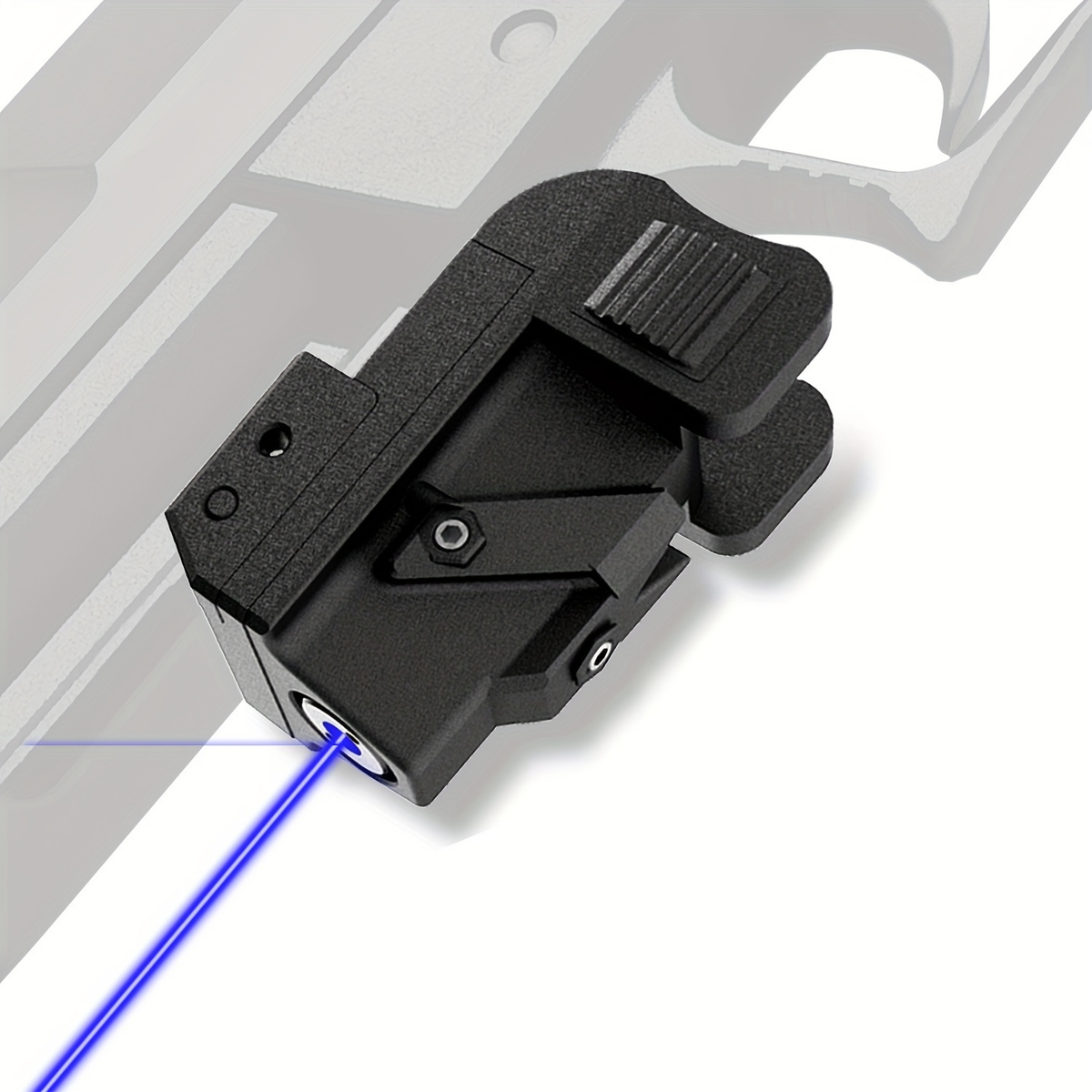 Green Red Blue Laser, CNC Aluminum, Low Profile, USB Rechargeable, 5-Hour Runtime, Fits Space-saving & Full-Size Handguns | Laser Sight for Picatinny Rail Pistols