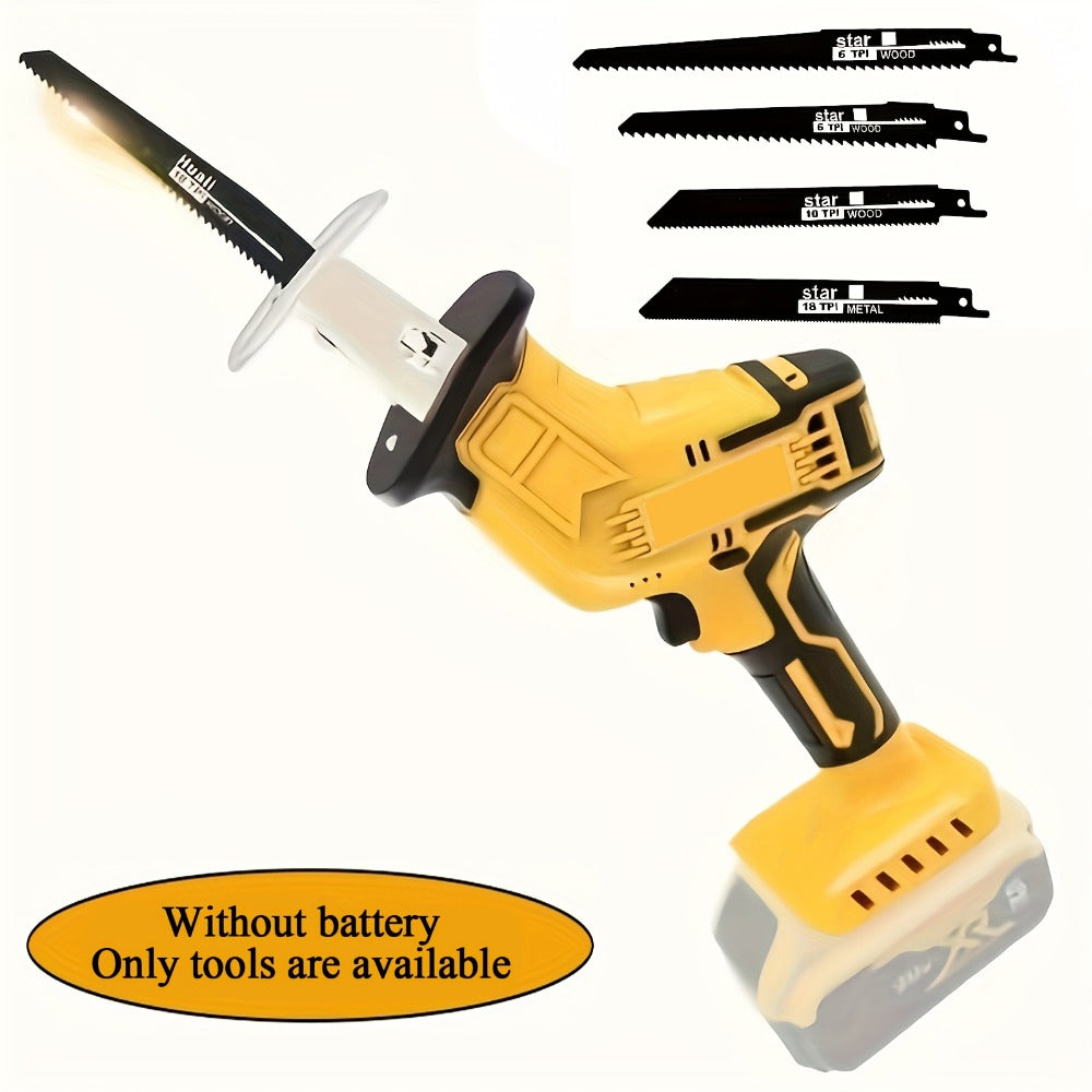 Reciprocating Saw Brushless Cordless for DeWalt 20V Battery – 0-3500 SPM Variable Speed, Tool-Free Blade Change, 4 Saw Blades Included, for Wood, Metal & PVC Cutting (Battery Not I - product image 14