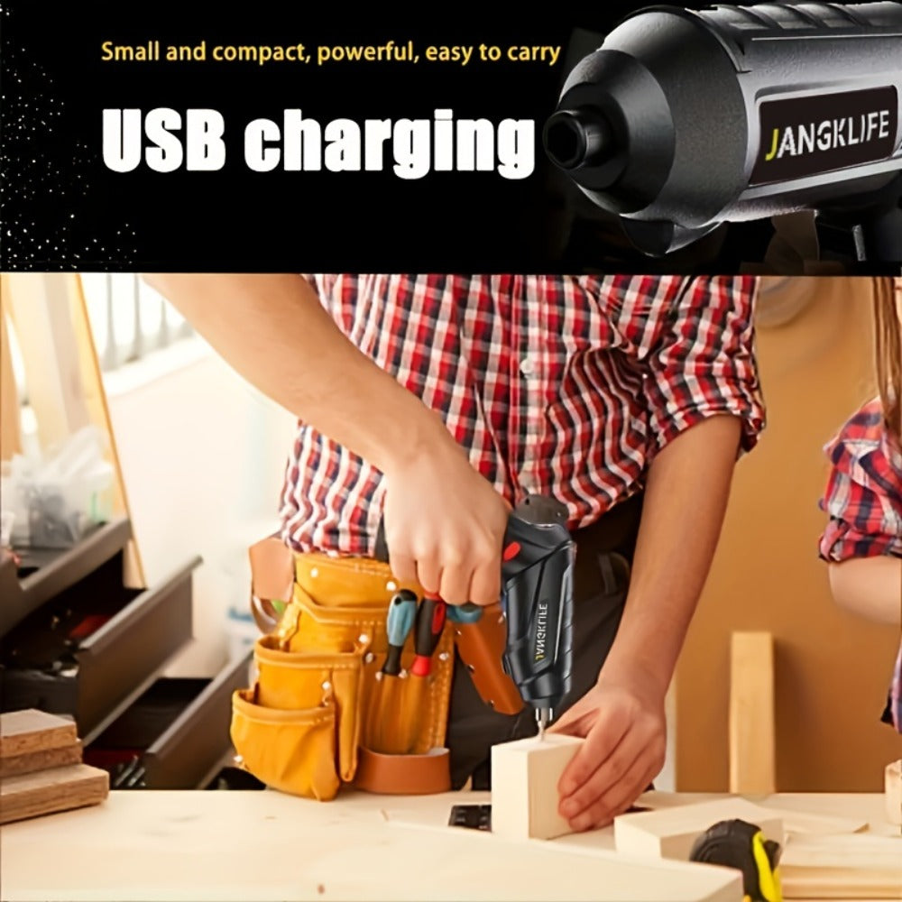 Electric Screwdriver Set 16pcs, 90° Rotatable Foldable Cordless Screwdriver Kit with 1200mAh Rechargeable Battery & Bits - product image 11