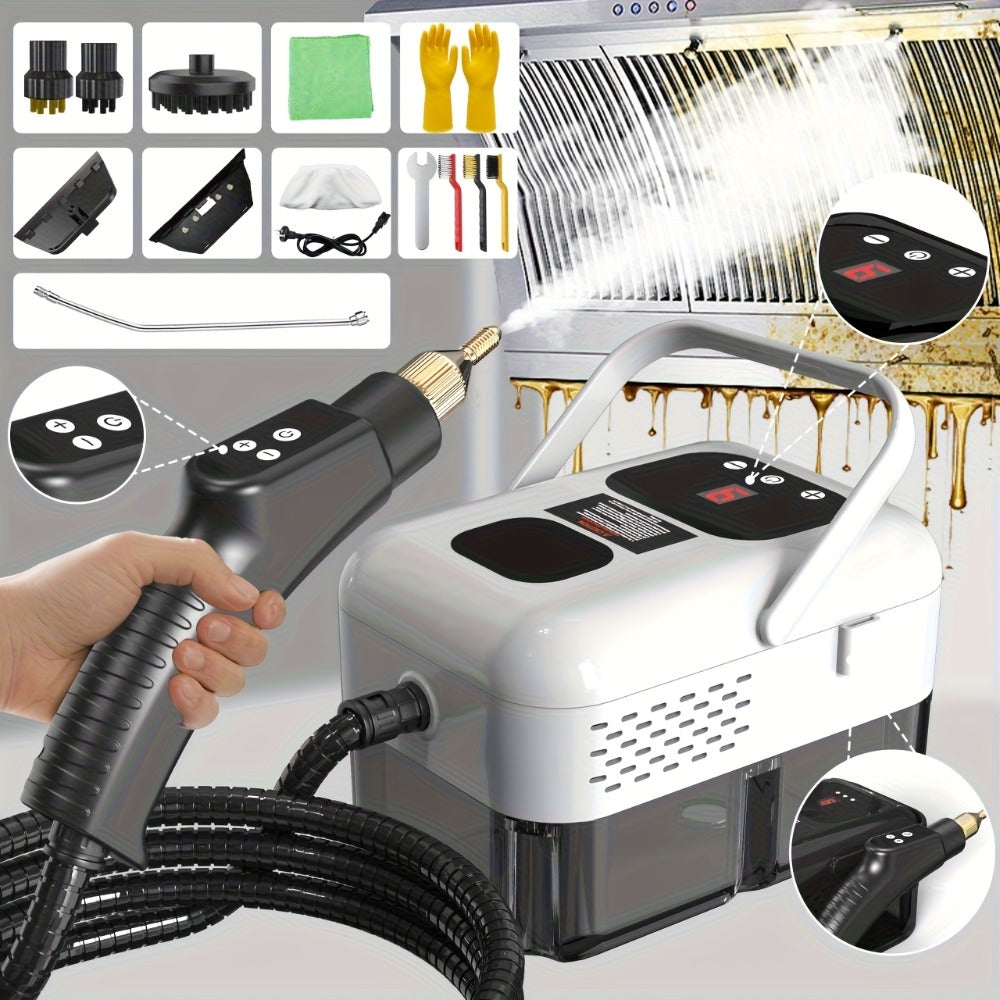 Portable Steam Cleaner High-Temperature High-Pressure Handheld Steamer for Home, Carpet, Tile & Grout Cleaning – 9-Speed Adjustable, 3 Models: Basic, Upgraded & Smart - product image