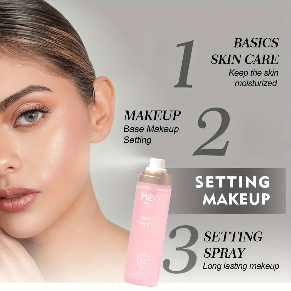 3-in-1 Makeup Setting Spray Prime Hydrate & Set Long-Lasting Waterproof Sweat-Proof Moisturizing Face Mist — Locks Makeup Flawless Finish All Skin Types All-Day Wear Women - product image 13